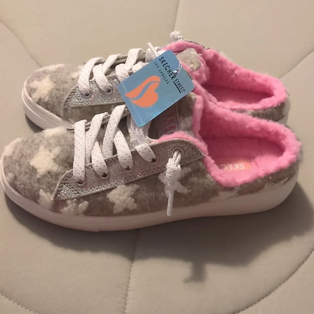 NWT Kids Sketchers Los Angeles Slip on Shoes - Size 3 - Picture 4 of 8